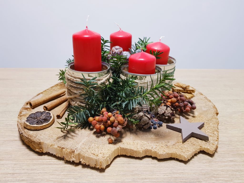 Upcycling Adventskranz