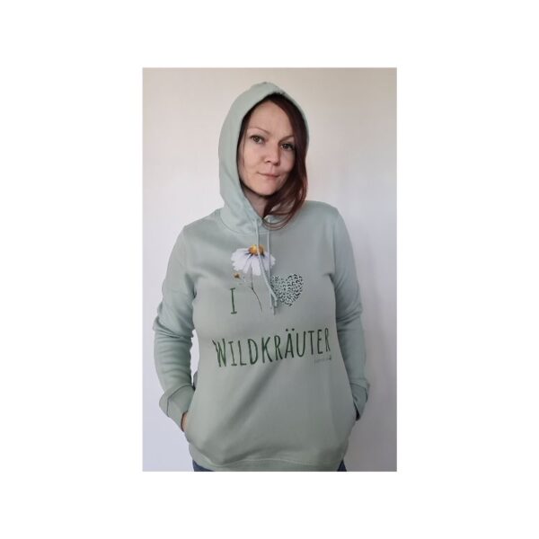 Hoodie I Love Wildkräuter istgruen.de 2