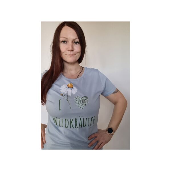 T-Shirt I LOVE Wildkräuter istgruen.de 1000