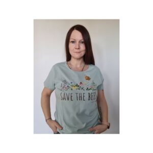 T-Shirt save the bees istgruen.de 1000